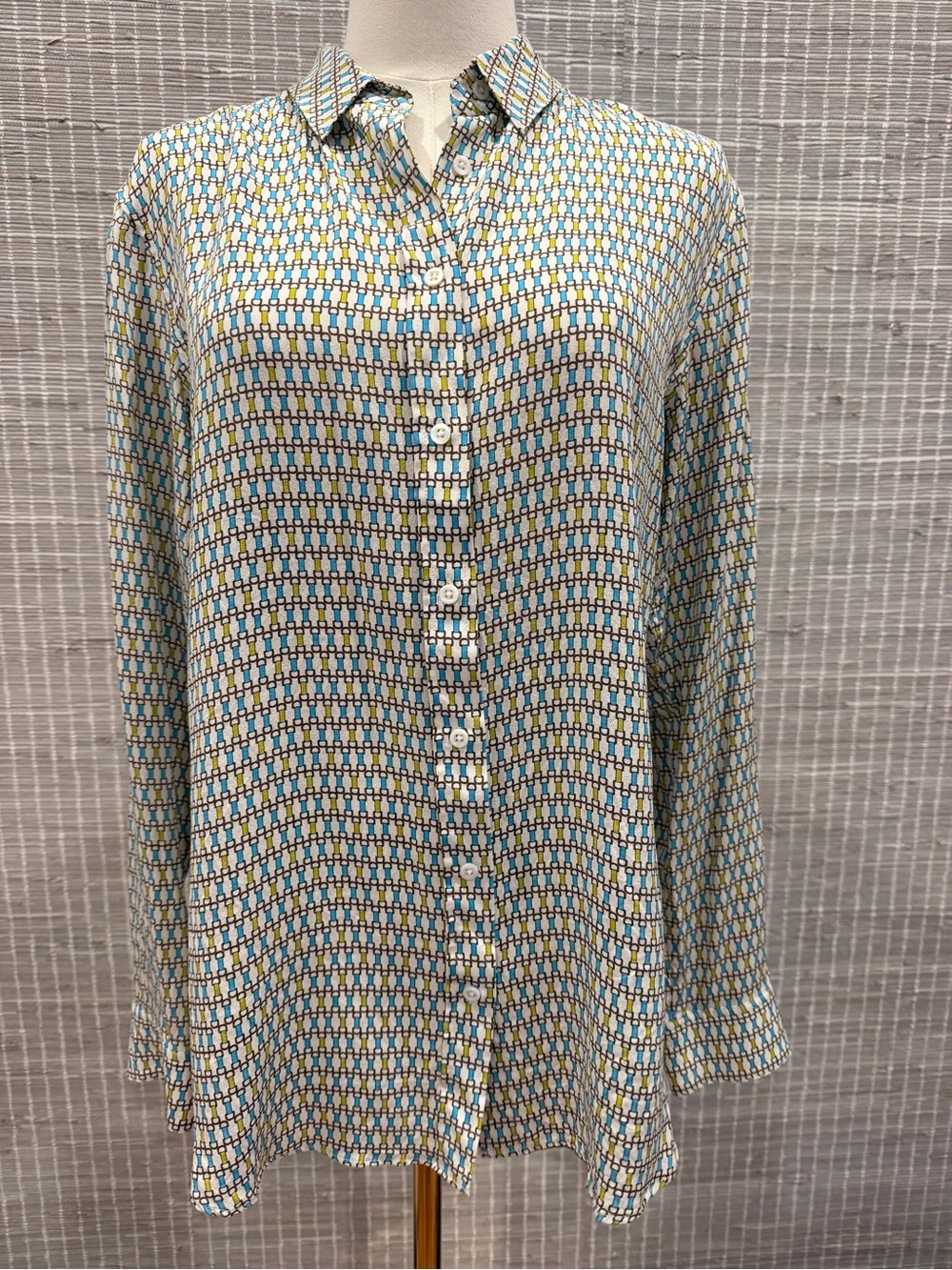 J. McLaughlin 100% Silk Blouse